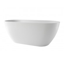 Ванна отдельностоящая из каменной массы Solid Surface Holbi Venus 170х80 см белая матовая Ванна отдельностоящая из каменной массы Solid Surface Holbi Venus 170х80 см белая матовая