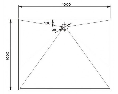 Душевой поддон Huppe Easy Step 100x100см 215032.055