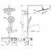 Душевая система  Ideal Standard CeraTherm S200 A7331AA термостатическая