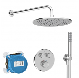 Промо набор для душа с термостатом Ideal Standard Ceratherm Navigo A7772AA 300mm