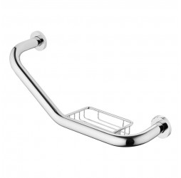 Ideal Standard IOM Поручень с мыльницей, с крепежом, диаметр трубы 24 мм.