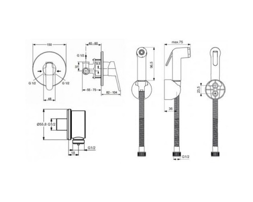 Гигиенический душ Ideal Standard B0040AA