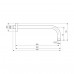 Кронштейн для верхнего душа Ideal Standard IdealRain B9444AA
