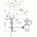 Смеситель Ideal Standart Ceraline Black BC197XG для биде