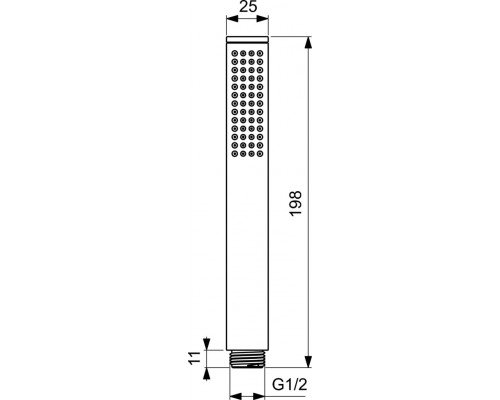 Душевая лейка Ideal Standard IdealRain BC774AA