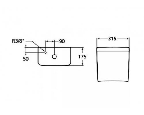 Бачок для унитаза Ideal Standard Connect E797001
