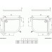 Акриловый асимметричный душевой поддон 90X70 см Ideal Standard ULTRAFLAT K240201