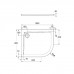 Акриловый асимметричный душевой поддон 100X80 см, левая версия Ideal Standard ULTRAFLAT K240701