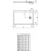 Прямоугольный душевой поддон 120х90 см Ideal Standard ULTRAFLAT S K8230FR