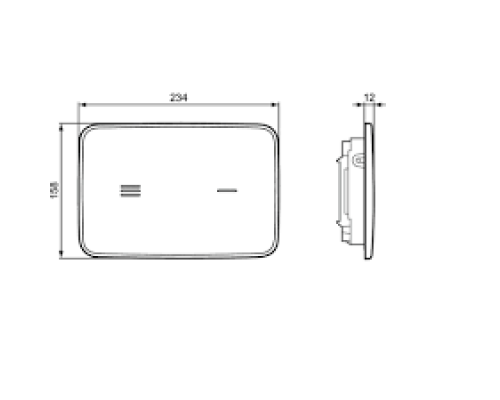 Кнопка смыва бесконтактная Ideal Standard ProSys Atles NT1 R0130AC белая