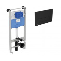 Комплект инсталляции Ideal Standard с черной клавишей R020467+R0121A6