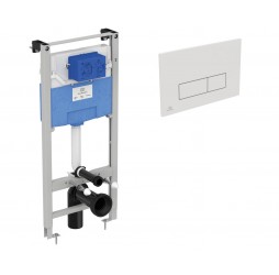 Комплект инсталляции Ideal Standard с белой клавишей R020467+R0121AC