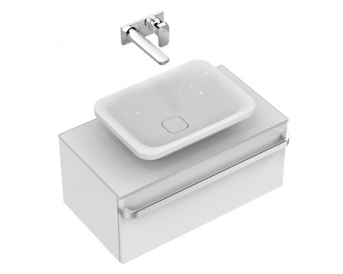 Тумба под раковину Ideal Standard Tonic II R4303WG, 80 см, белый глянцевый лак