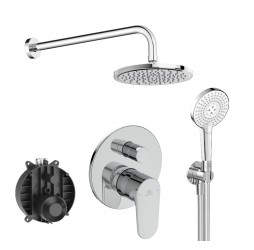 Система скрытого монтажа Ideal Standard Cerafine Model O (6 in 1) SetA7193AA, верхний душ 200мм