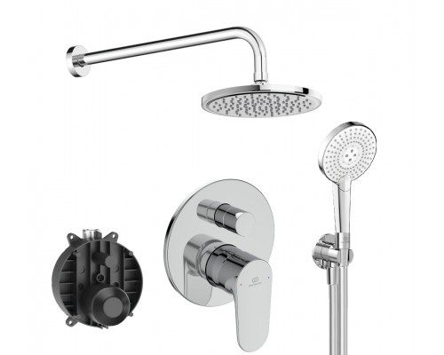 Система скрытого монтажа Ideal Standard Cerafine Model O (6 in 1) SetA7193AA, верхний душ 200мм