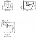 Биде Ideal Standard Strada II T296901 напольное с крепежом