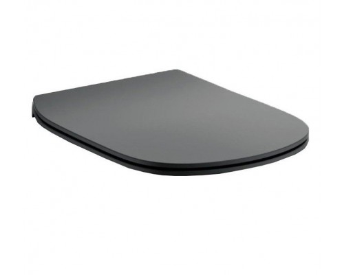 Cиденье тонкое Ideal Standard Tesi T3527V3 с микролифтом черное матовое