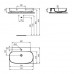 Раковина Ideal Standard Atelier Linda-X 75x50 см T4396V1 без перелива, белый матовый