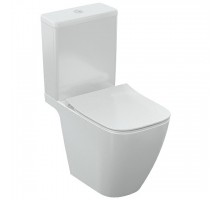 Напольный безободковый унитаз Ideal Standard i.life S с бачком и тонкой крышкой Soft-close T459601+T473501+T532901