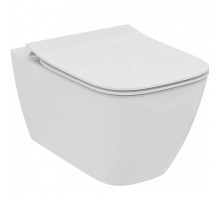 Унитаз подвесной Ideal Standard I.Life B  с тонким сиденьем Soft-Close T461401+T500301 Унитаз подвесной Ideal Standard I.Life B  с тонким сиденьем Soft-Close T461401+T500301