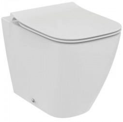Унитаз приставной Ideal Standard i.life B безободковый RimLS+, c тонкой крышкой Soft-close T461601+T500301