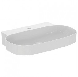 Раковина Ideal Standard Atelier Linda-X 75x50 см T4991V1 без перелива, шлифованный низ, белый матовый