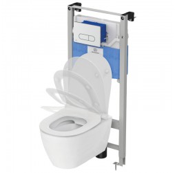 Комплект инсталляция с подвесным унитазом и сиденьем Ideal Standard I Life O HydroTwist (торнадо)