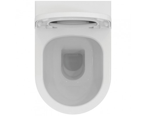 Инсталляция Tece c белой кнопкой + Унитаз подвесной Ideal Standard ELISSE rimless с сиденьем Soft-Close