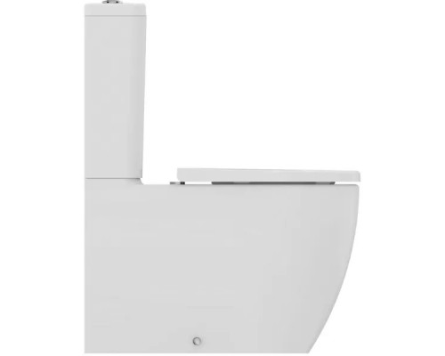 Напольный безободковый пристенный унитаз Ideal Standard Elisse с бачком и крышкой Soft-close T569601