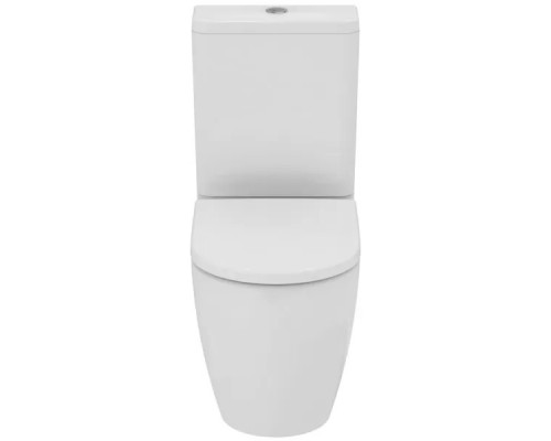 Напольный безободковый пристенный унитаз Ideal Standard Elisse с бачком и крышкой Soft-close T569601