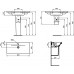 Умывальник 80X38 см Ideal Standard CONNECT SPACE E136901