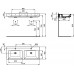 Двойной умывальник 120 см Ideal Standard STRADA K079101
