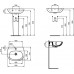 Умывальник 50 см Ideal Standard TESI T009401