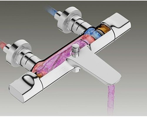 Смеситель термостатический для ванны Jacob Delafon Aleo E72286-CP