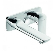 KLUDI AMEO Однорычажный смеситель для раковины, настенный монтаж на 2 отверстия, вынос 180 мм KLUDI AMEO Однорычажный смеситель для раковины, настенный монтаж на 2 отверстия, вынос 180 мм