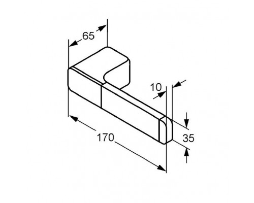 KLUDI E2 держатель запасного рулона туалетной бумаги