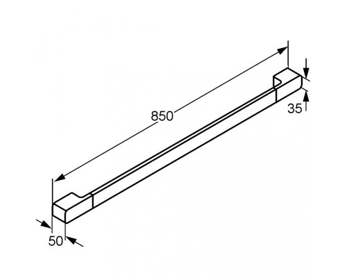 KLUDI E2 держатель для полотенец 850 мм