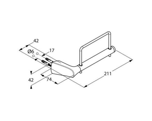 KLUDI AMBIENTA держатель для туалетной бумаги
