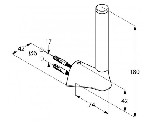 KLUDI AMBIENTA держатель для запасного рулона туалетной бумаги