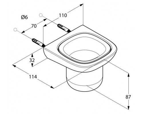 KLUDI AMBIENTA стакан с держателем