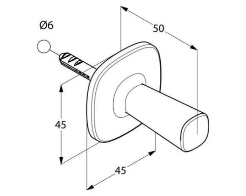 KLUDI AMBIENTA крючок