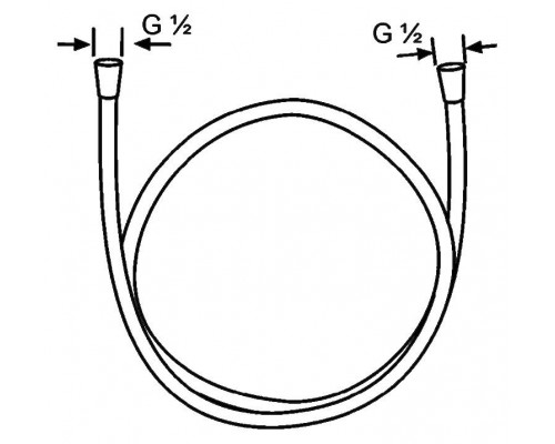 Душевой шланг Kludi Sirenaflex 6100605-00 хром