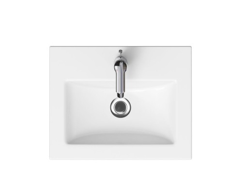 Умывальник мебельный/подвесной с креплением COMO 50*40 см, РФ, S-UM-COM50/1-w