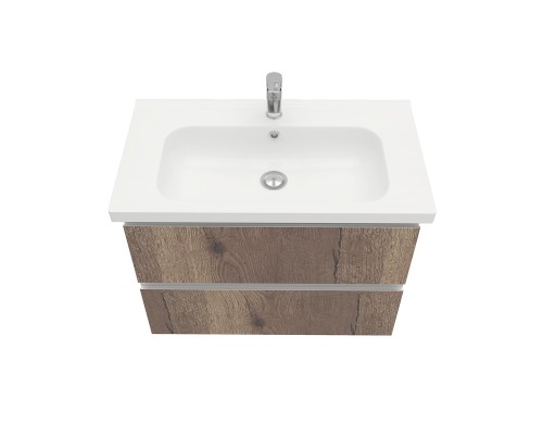Тумба подвесная ELECTRA 70 под умыв-к Creavit Ideal 70, дуб Рока, LE-WCAB-70-222