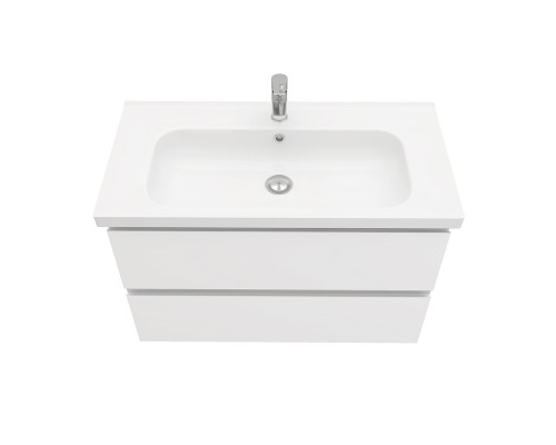 Тумба подвесная ELECTRA 90 под умыв-к Creavit Ideal 90, белый глянец, LE-WCAB-90-01