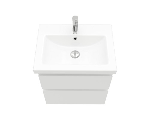 Тумба напольная OPTIMUM SLIM 60 под умыв-к Moduo Slim 60, белый глянец, LO-WFCAB-60SL-01