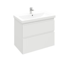 Тумба подвесная OPTIMUM 80 под умыв-к Como 80, Moduo 80, белый глянец, арт. LO-WCAB-80-01