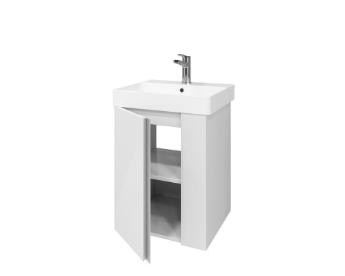 Тумба подвесная PROPUS 50 под умыв-к Kerama Marazzi PRO 50, светло-серый глянец, LPR-WCAB-50-106