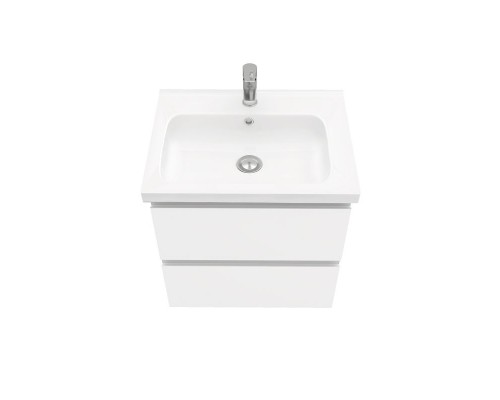 Тумба подвесная SARGAS 60 под умыв-к Cerastyle Frame 60, белый глянец, LS-WCAB-60-01