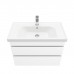 Тумба подвесная SARGAS 80 под умыв-к Cerastyle Frame 80, УЛЬТРА белый глянец, LS-WCAB-80-101